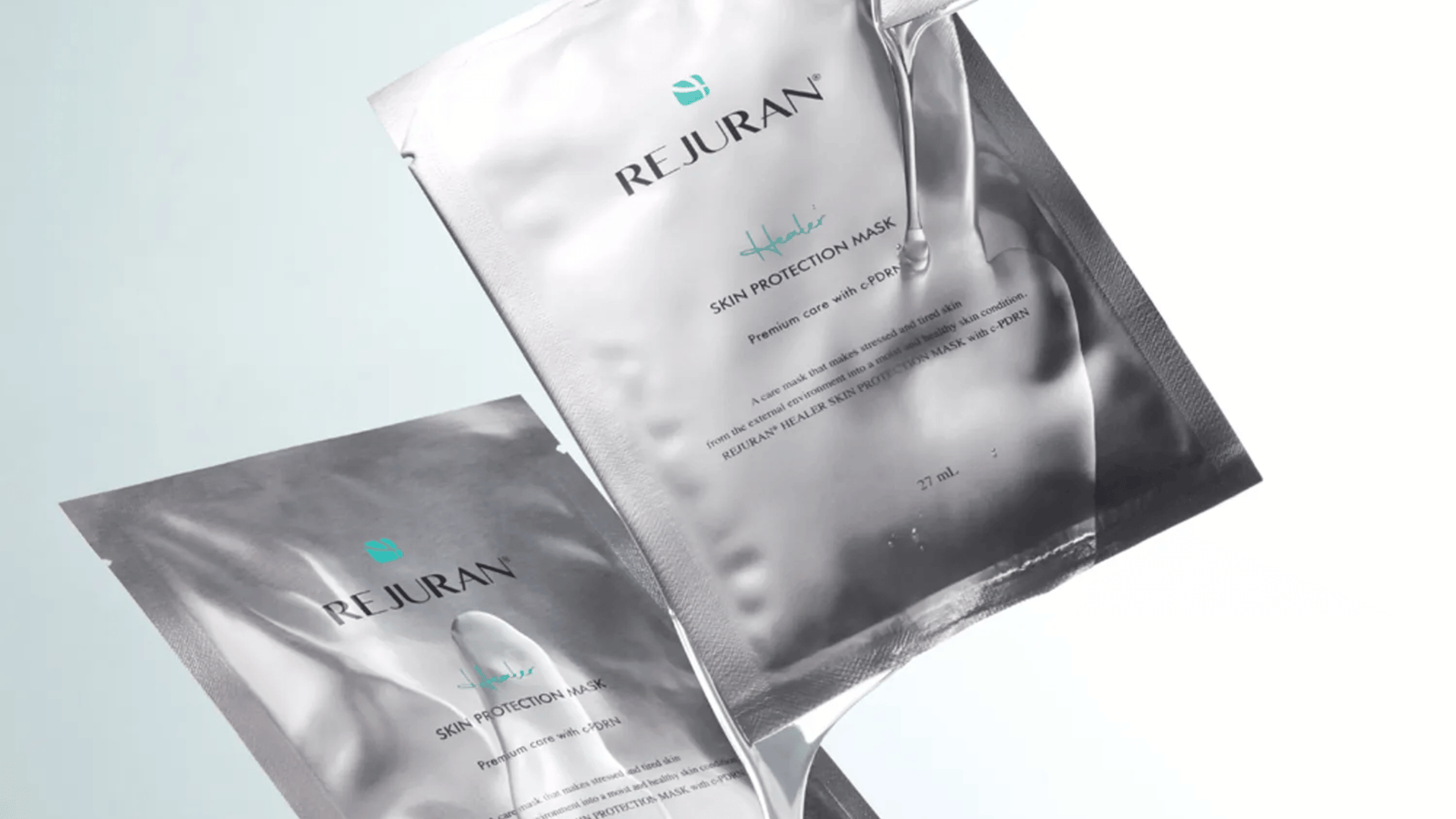 REJURAN Healer Skin Protection Mask med c-PDRN – koreansk sheet mask för återfuktande och vårdande hudvård.