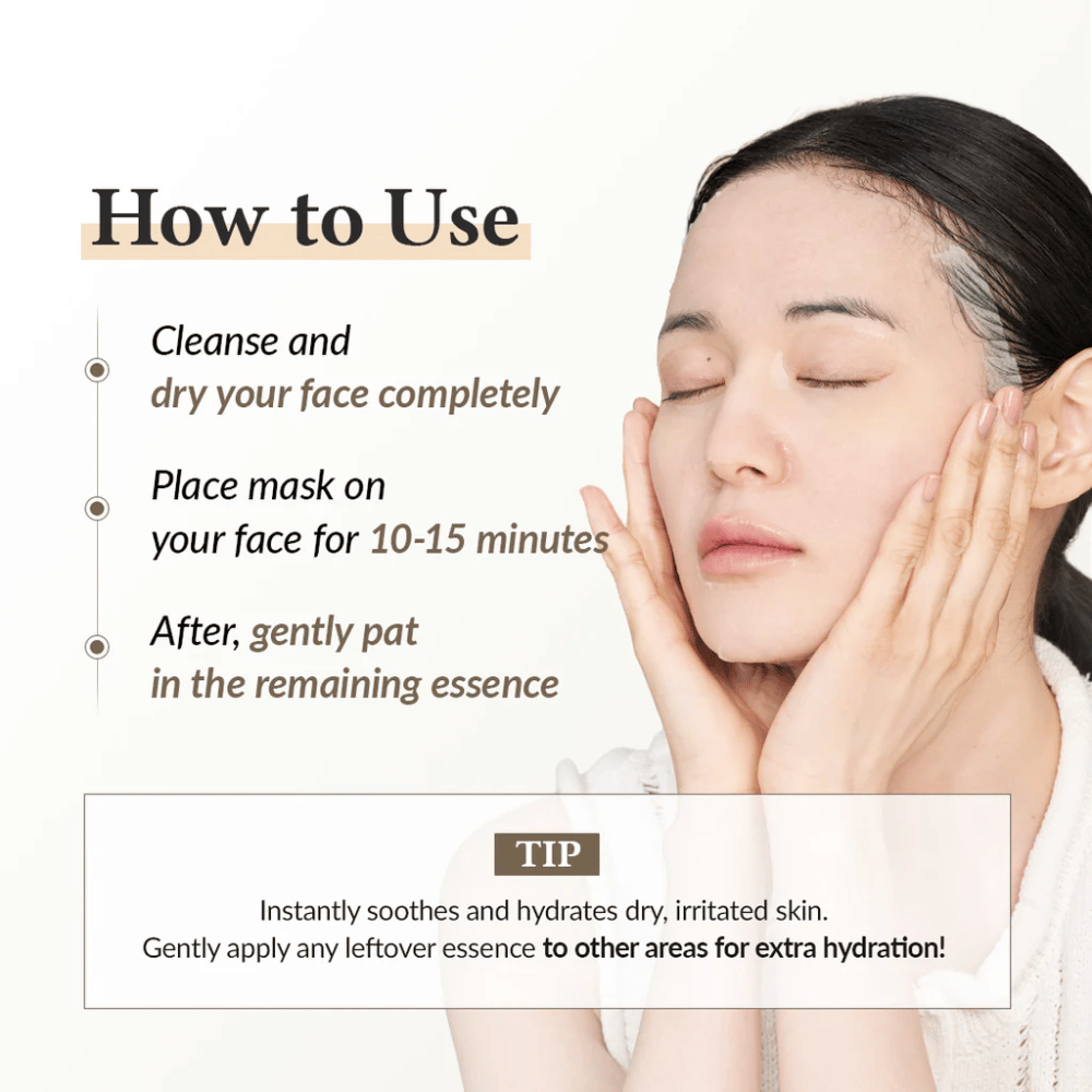 How to use Dr. Althea 345 Relief Cream Mask Sheet mask – apply for 10–15 minutes for hydrated and soothed skin