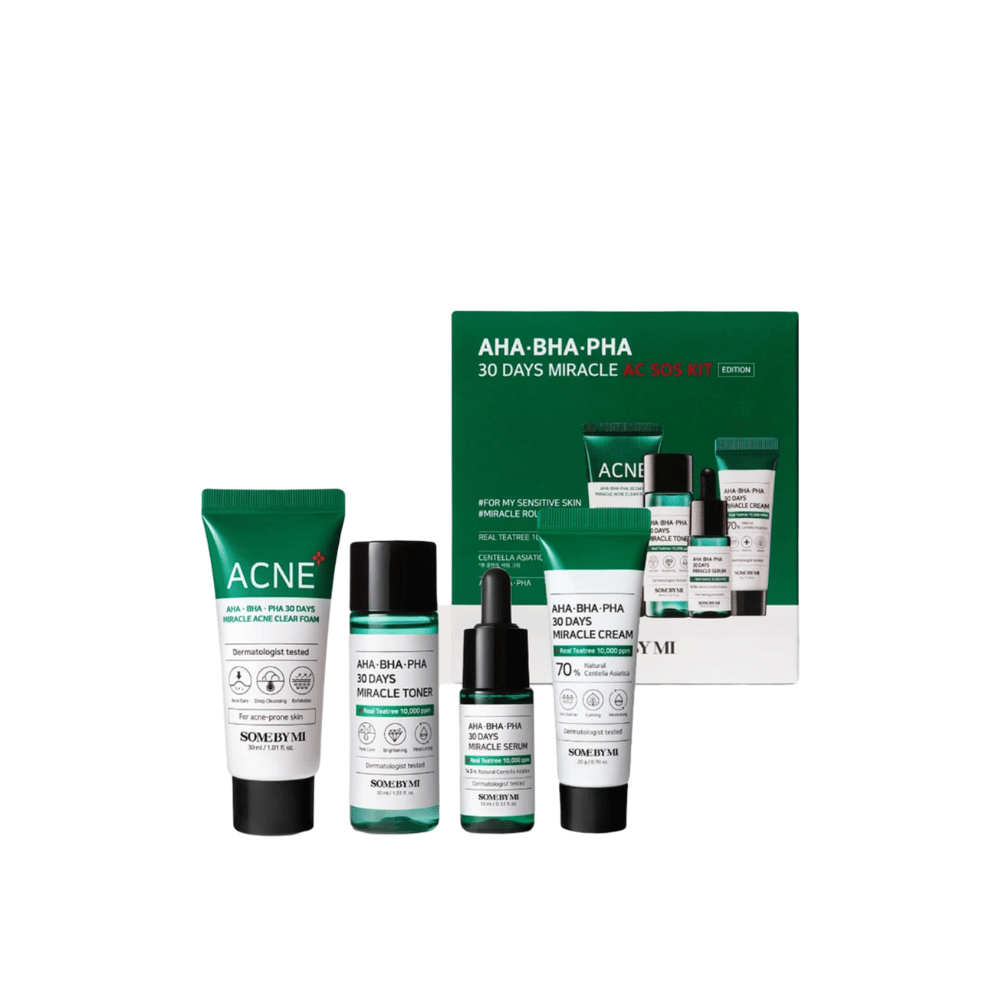 SOME BY MI - AHA, BHA, PHA 30 Days Miracle AC SOS Kit 4 pcs ...
