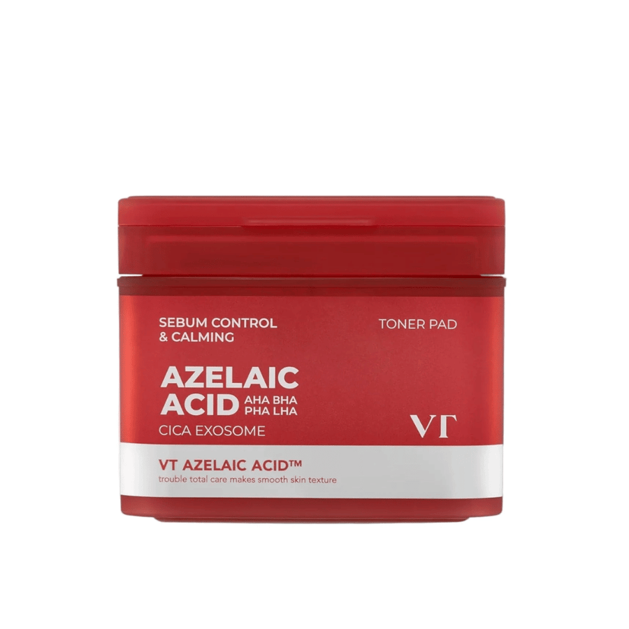 Product image of VT Azelaic Acid Cica Exosome Toner Pad – daily gentle peeling that reduces sebum and soothes the skin.