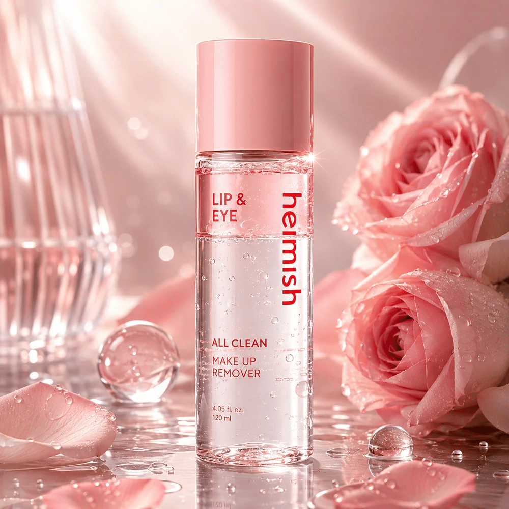 heimish All Clean Makeup Remover with moisturizing two-phase formula for waterproof makeup