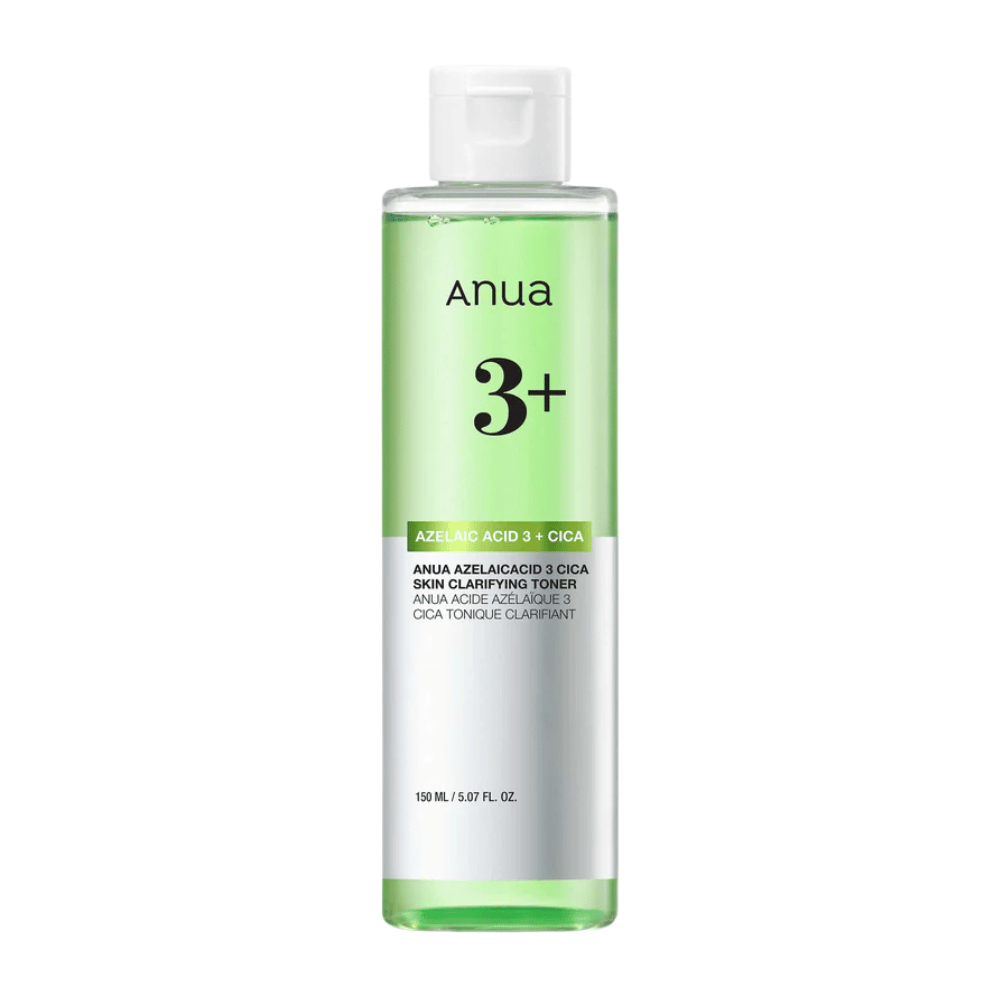 Anua Azelaic Acid 3 Cica Skin Clarifying Toner 150 ml – soothing toner with 3% azelaic acid and Cica for sensitive, blemish-prone, and redness-prone skin.