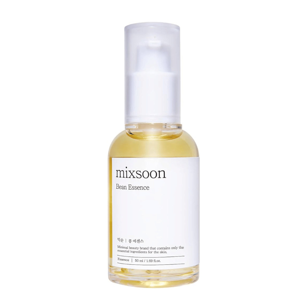 mixsoon Bean Essence bottle against a white background.