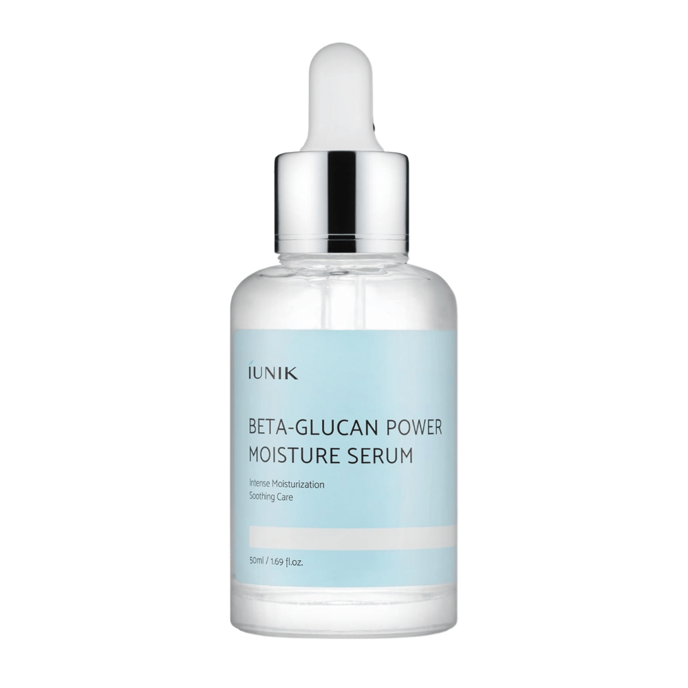 iUNIK Beta-Glucan Power Moisture Serum 50 ml – moisturizing facial serum with beta-glucan for sensitive and dry skin
