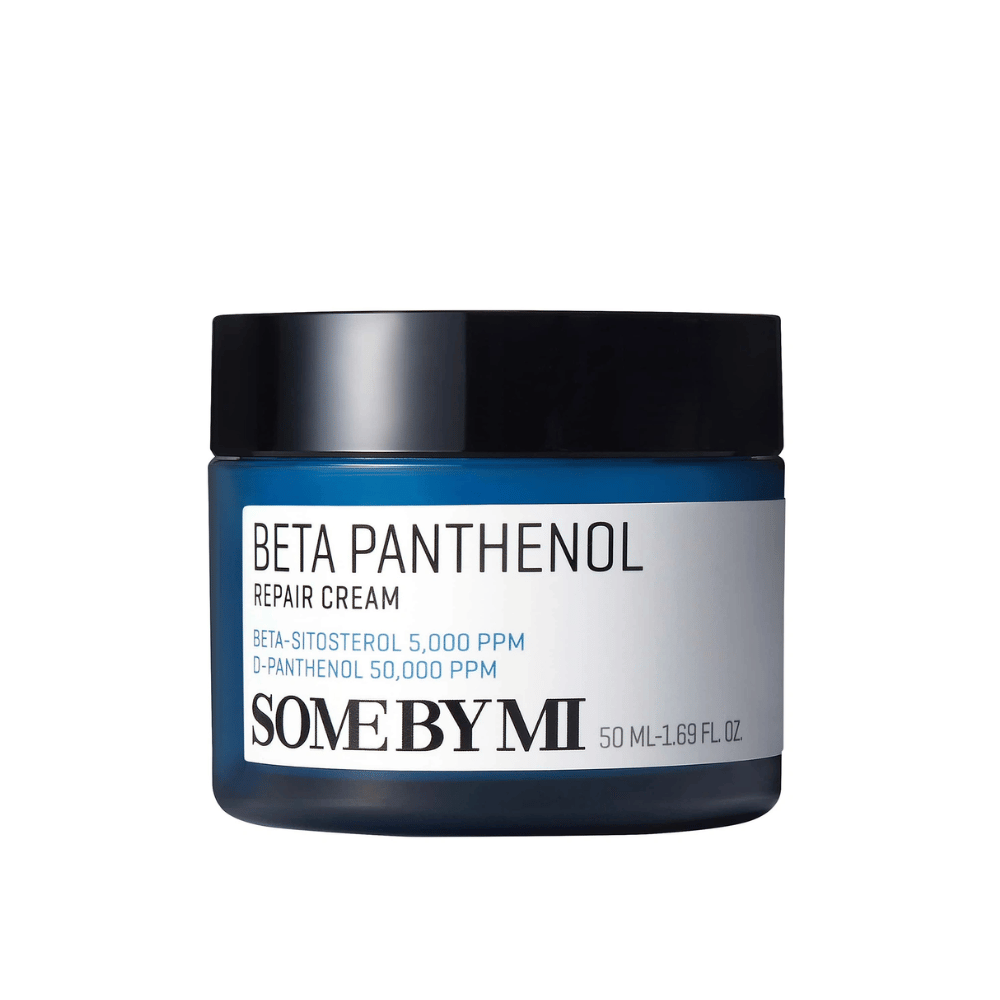 Product image of SOME BY MI Beta Panthenol Repair Cream 50ml – intensely nourishing Korean moisturizer for sensitive skin.