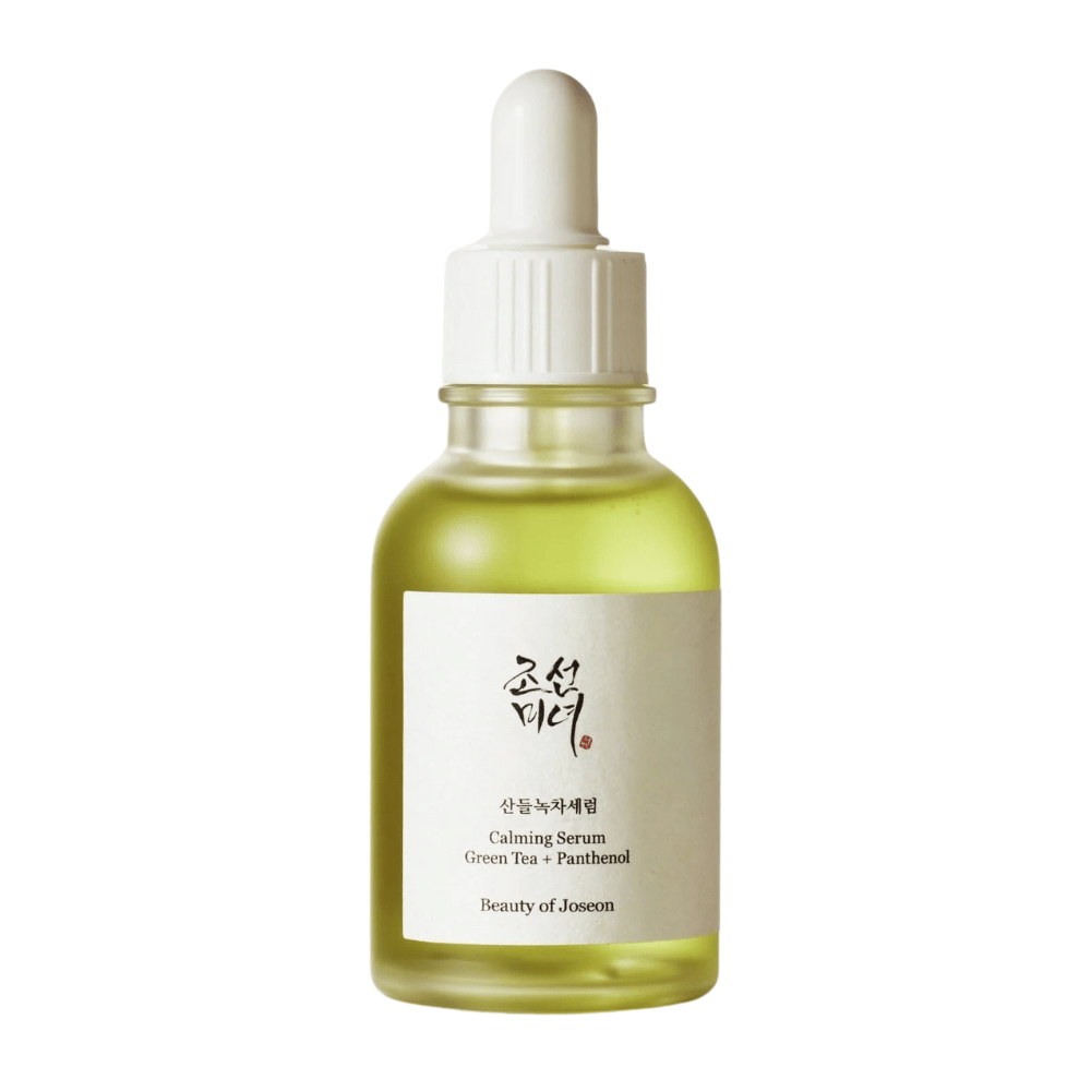 Product image of Beauty of Joseon Calming Serum Green Tea + Panthenol in dropper bottle – moisturizing and balancing K-beauty serum.