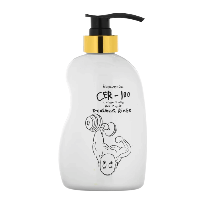 Elizavecca CER-100 Collagen Coating Hair Muscle Treatment Rinse – Korean conditioner that strengthens, softens, and adds shine