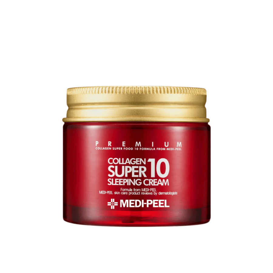 MEDI-PEEL Collagen Super 10 Sleeping Cream – Korean sleeping cream with collagen for dry, mature, and tired skin.