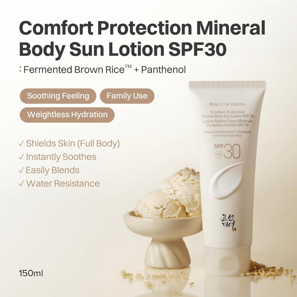 Beauty of Joseon Comfort Protection Mineral Body Sun Lotion SPF30 150 ml mineral sunscreen