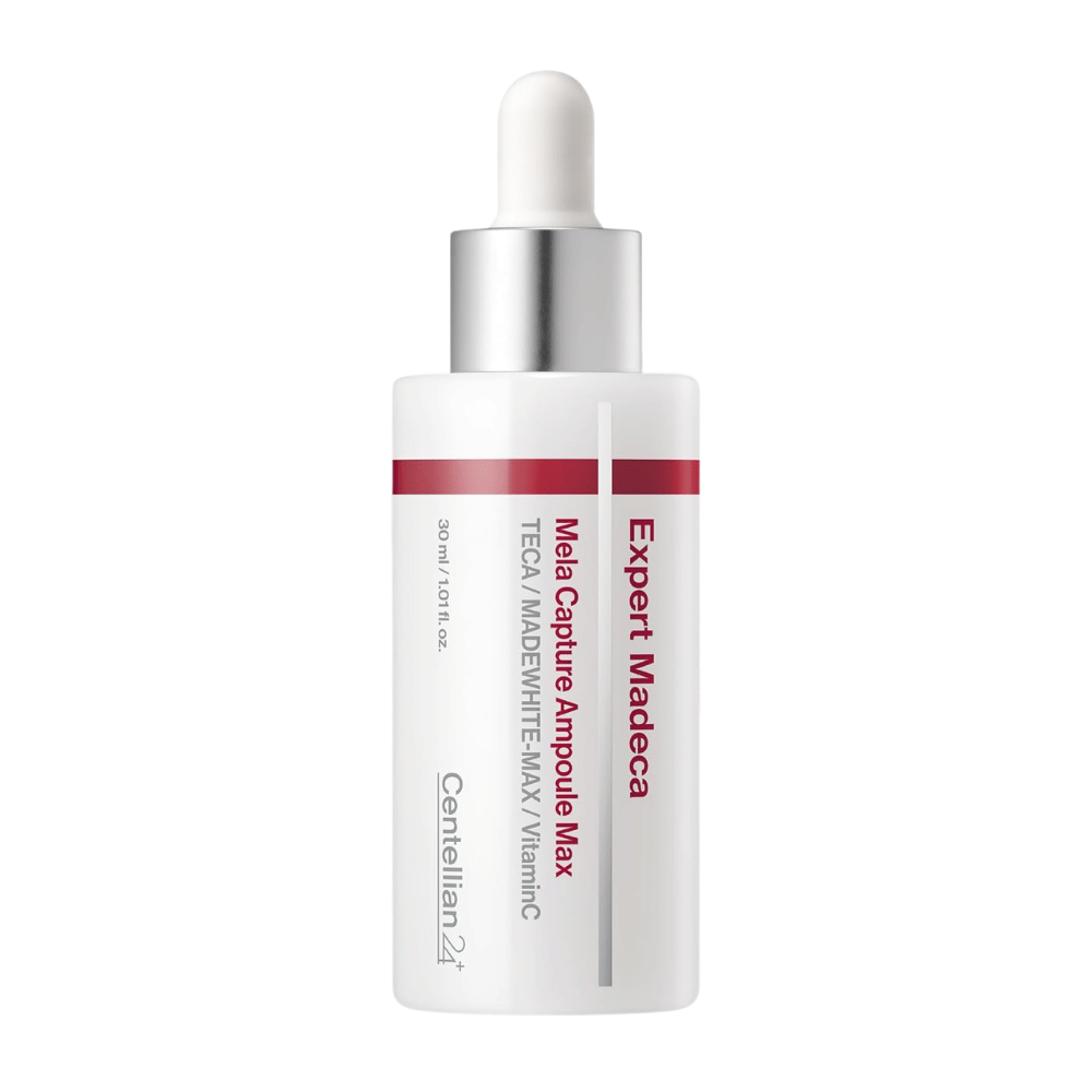 Centellian24 Expert Madeca Mela Capture Ampoule Max 30 ml – skincare ampoule with TECA, MadeWhite Max, and vitamin C.