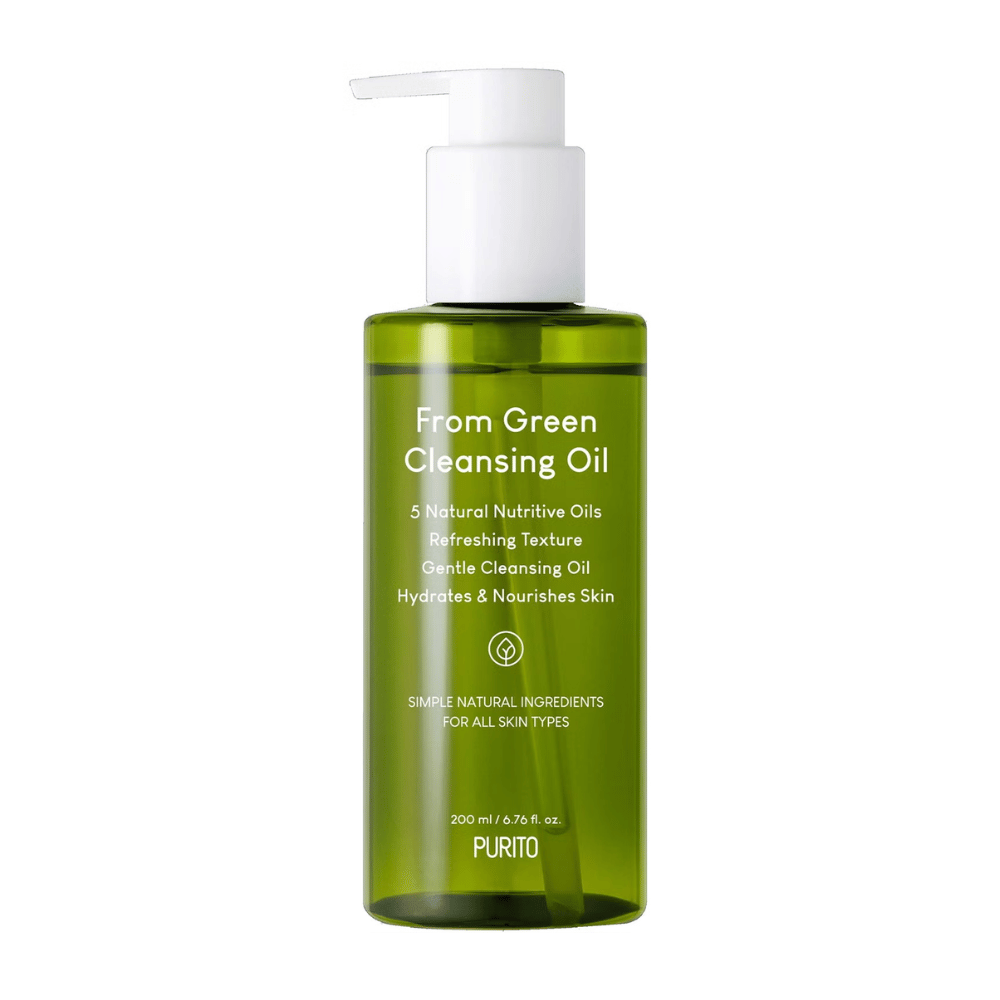 Purito From Green Cleansing Oil is a mild cleansing oil formulated with natural nutrient-rich oils. It effectively removes makeup and impurities while hydrating and nourishing the skin. Suitable for all skin types and leaves the skin soft and fresh.