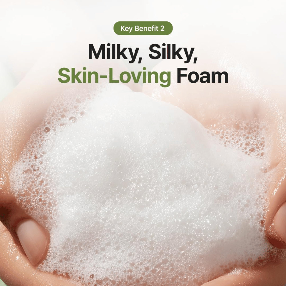 Purito Seoul From Green Deep Foaming Cleanser – creamy and soft cleansing foam for daily face wash