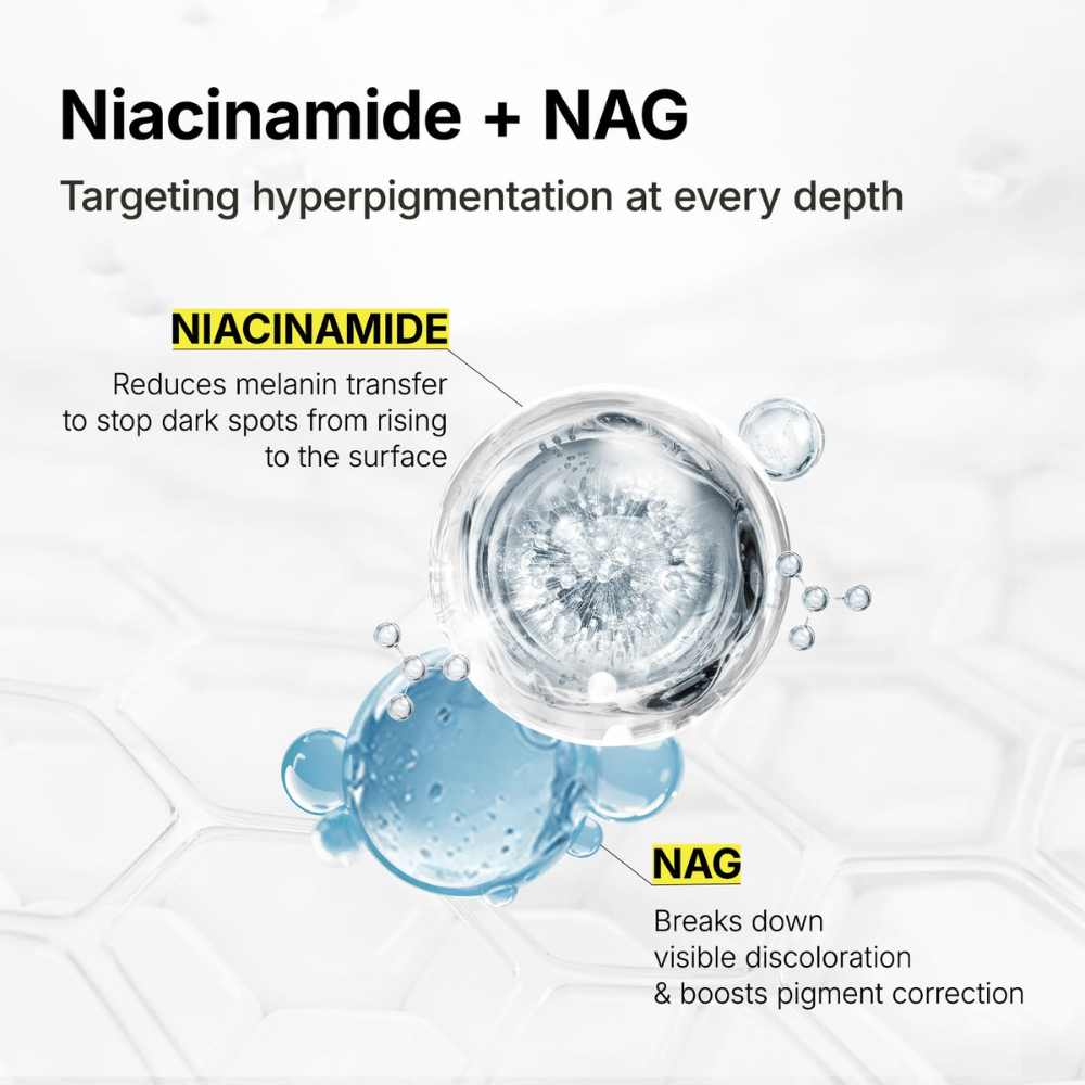 Ma:nyo Glutathione 7 Dark Spot Serum with niacinamide and NAG that counteract hyperpigmentation and dark spots