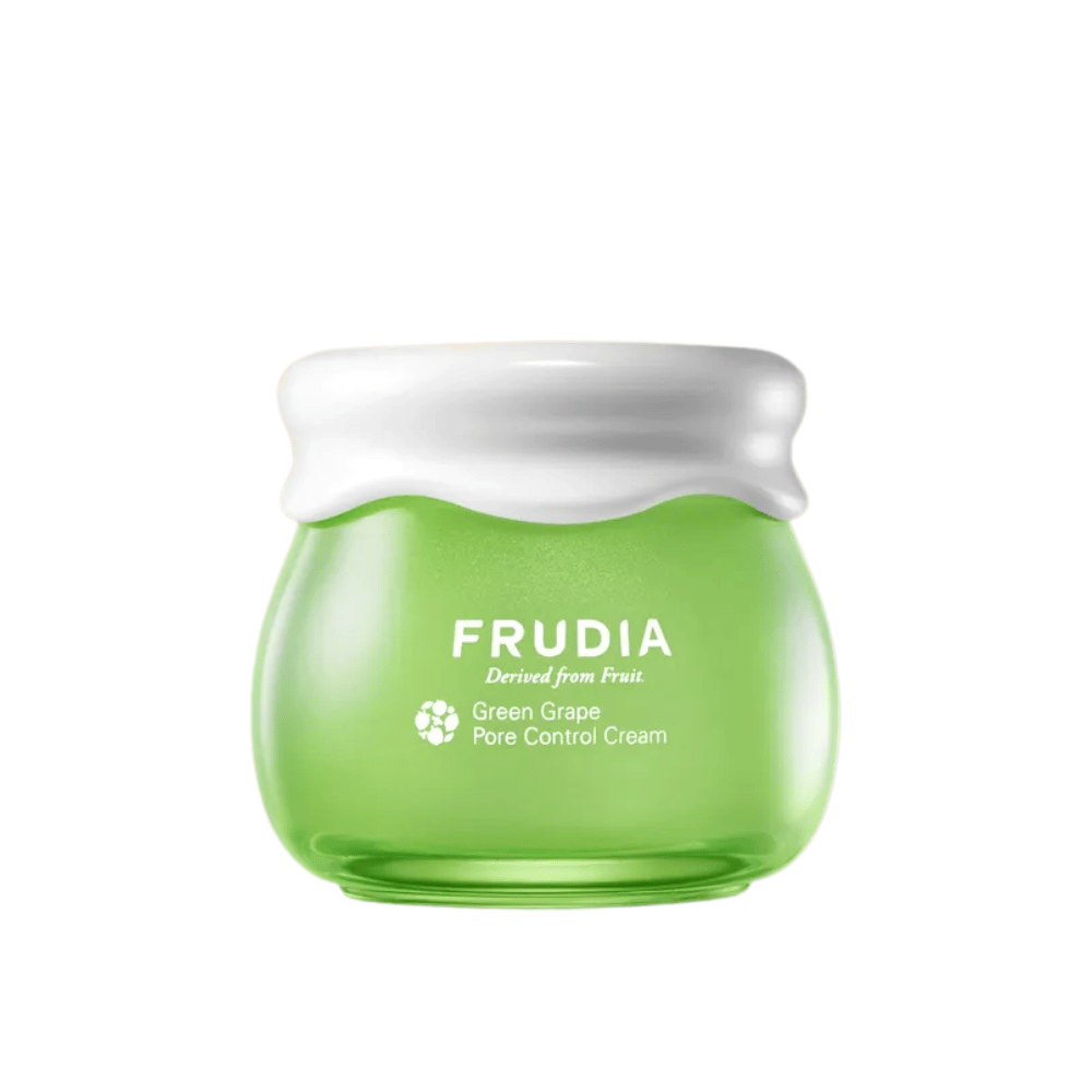 FRUDIA Green Grape Pore Control Cream – pore-reducing face cream with green grape extract for oily and combination skin.