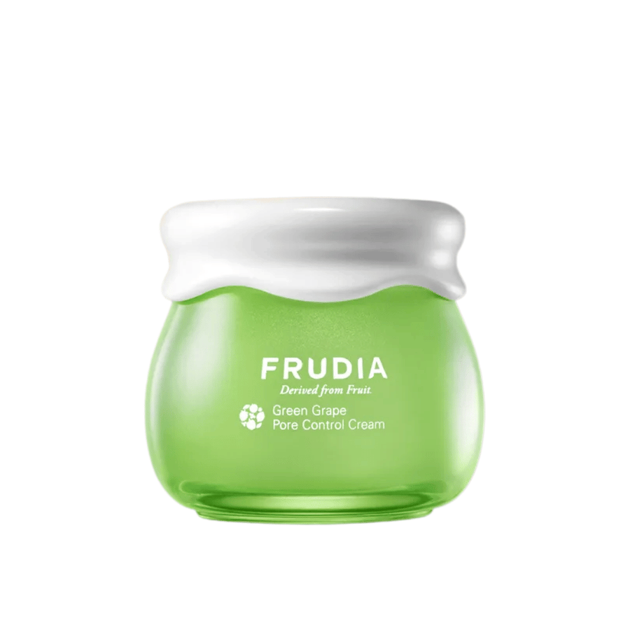 FRUDIA Green Grape Pore Control Cream – pore-reducing face cream with green grape extract for oily and combination skin.
