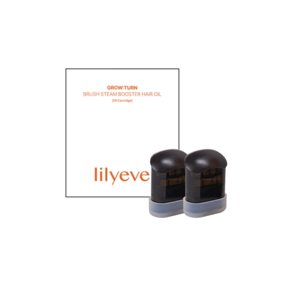 LILYEVE Grow:Turn Brush Steam Booster Hair Oil Set – hair care set with two boosters
