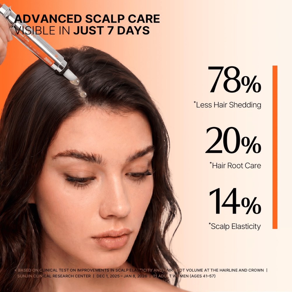 LILYEVE Grow Turn Exosome Spicule Ampoule 3000 is applied directly to the scalp for intensive and targeted scalp care.