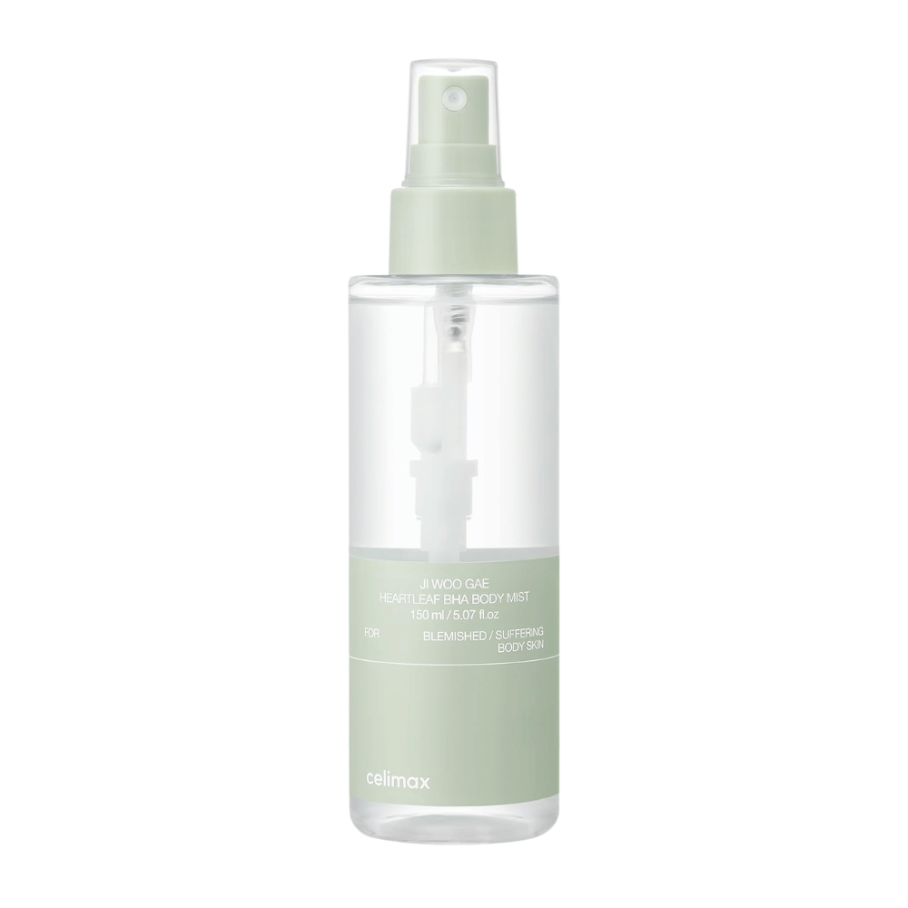 1. celimax Ji Woo Gae Heartleaf BHA Body Mist 150 ml – exfoliating body mist