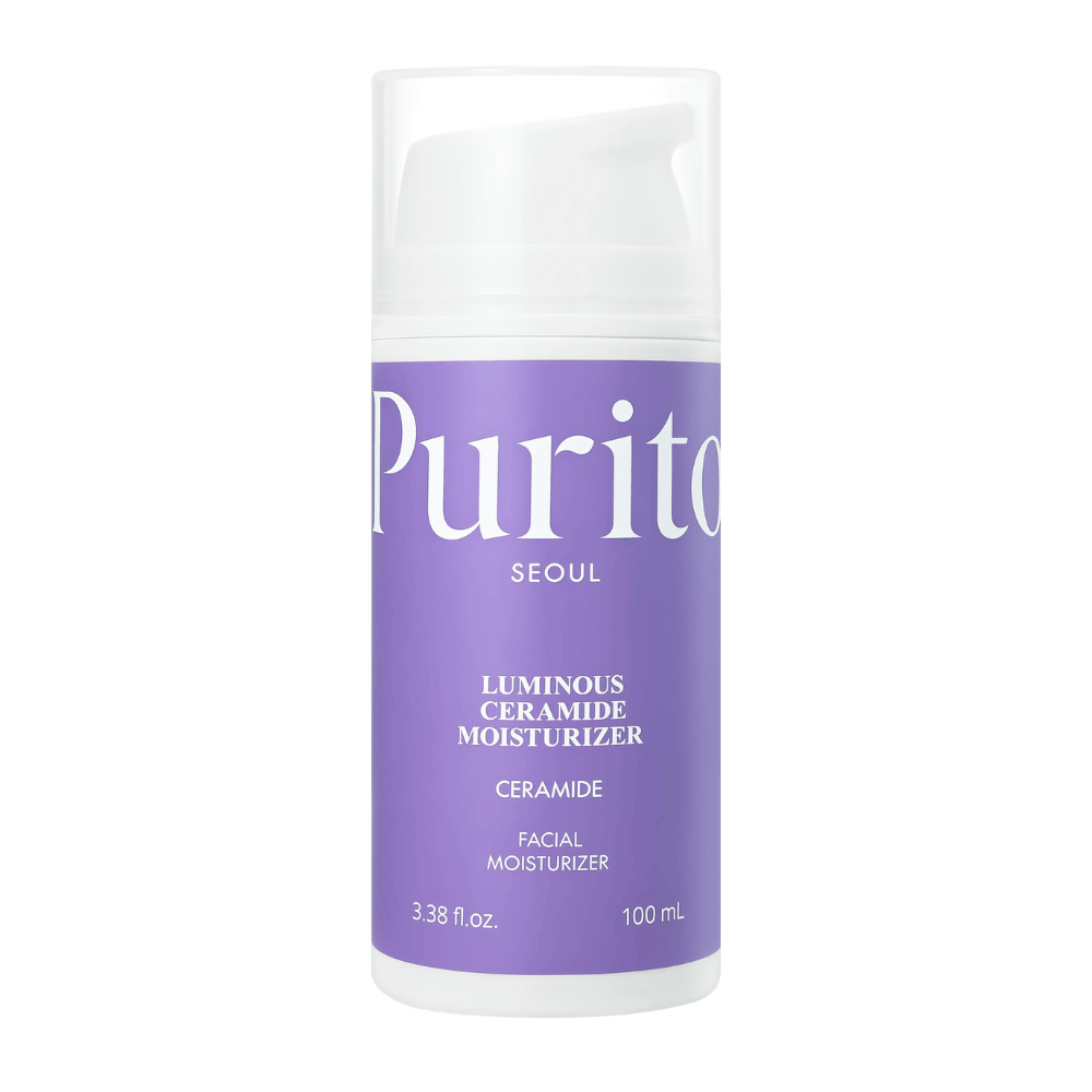 Purito Luminous Ceramide Moisturizer face cream – moisturizing ceramide cream that helps strengthen the skin barrier, hydrate the skin, and provide a soft, balanced skin.