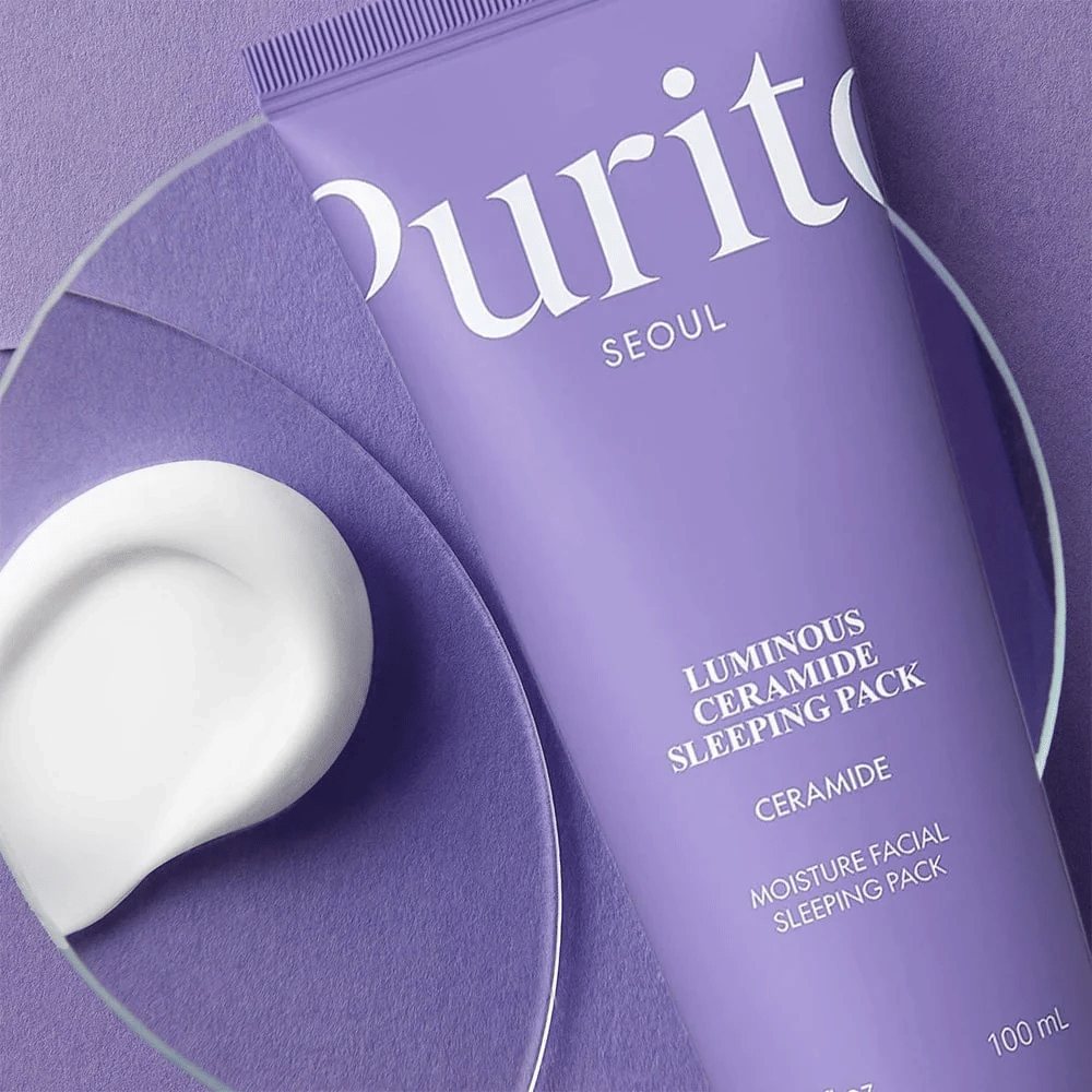 Purito Luminous Ceramide Sleeping Pack 100 ml – ceramide sleeping pack with creamy texture for dry and dehydrated skin