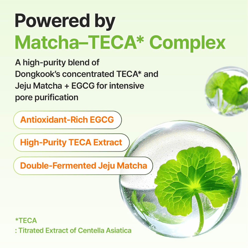 Centellian24 Madeca Matcha Pore Cleansing Oil with Matcha-TECA Complex for pore cleansing