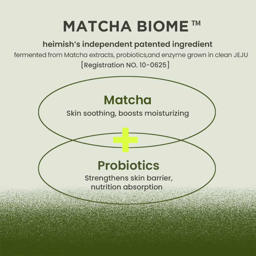 Heimish Matcha Biome Amino Acne Cleansing Foam with matcha and probiotics – strengthens the skin barrier and soothes irritated, acne-prone skin