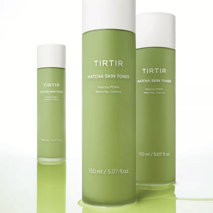 TIRTIR Matcha Skin Toner facial toner with matcha that deeply hydrates, strengthens the skin barrier, and gives a balanced glow.