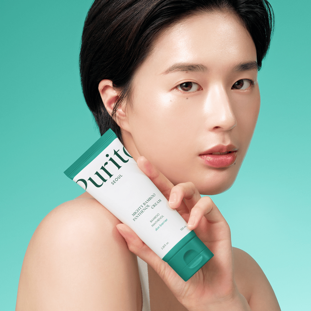 Purito Mighty Bamboo Panthenol Cream is a nutrient-rich moisturizer containing bamboo extract and panthenol to strengthen the skin barrier and soothe sensitive skin. It deeply moisturizes, reduces redness, and leaves the skin soft and balanced. Perfect for daily use.