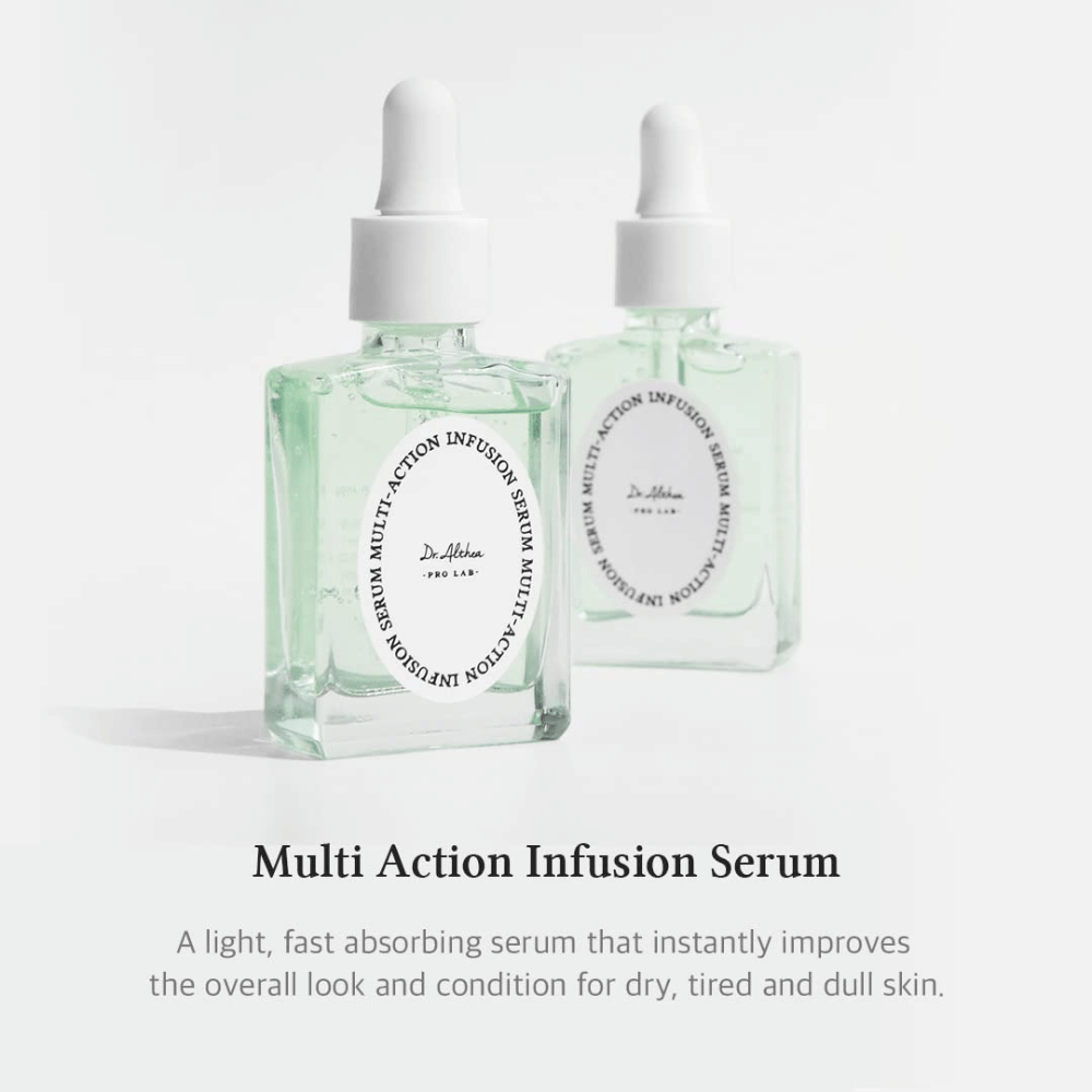 Dr. Althea Multi Action Infusion Serum – light facial serum that absorbs quickly and improves dry, tired, and dull skin.