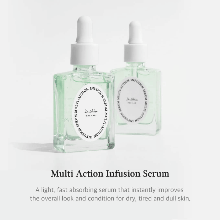 Dr. Althea Multi Action Infusion Serum – light facial serum that absorbs quickly and improves dry, tired, and dull skin.