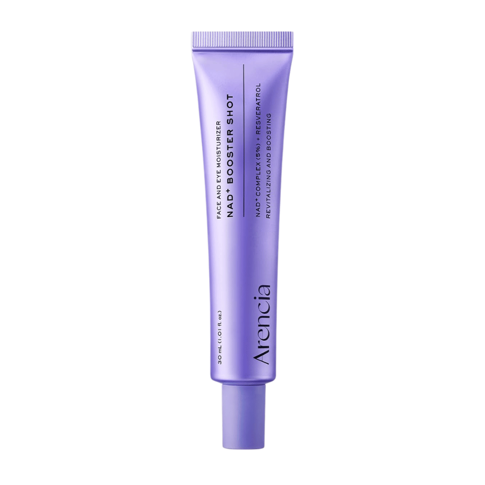 Arencia NAD+ Booster Shot 30 ml – Korean face cream with NAD+ Complex and resveratrol for firmness, hydration, and radiance.