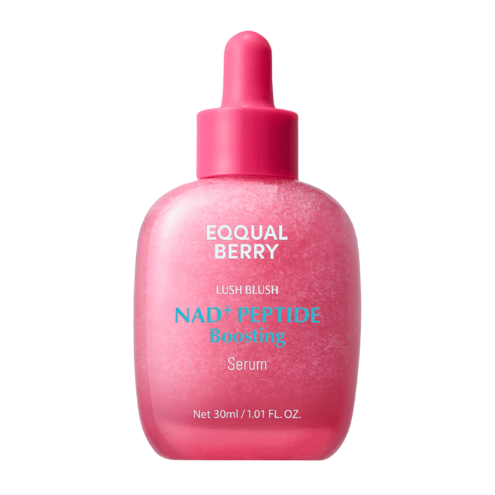 EqualBerry Lush Blush NAD+ Peptide Boosting Serum 30 ml – anti-age serum with NAD+ and peptides for firmness and radiance