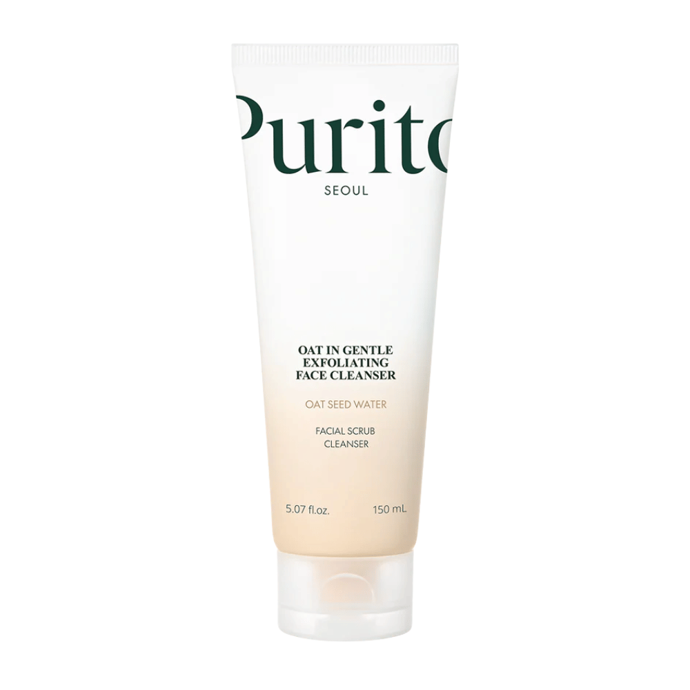 Purito SEOUL Oat In Gentle Exfoliating Face Cleanser – exfoliating facial scrub cleanser with oats for soft and clear skin