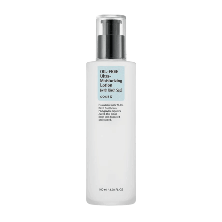 COSRX Oil-Free Ultra-Moisturizing Lotion with Birch Sap 100 ml oil-free facial cream for sensitive, oily, and acne-prone skin