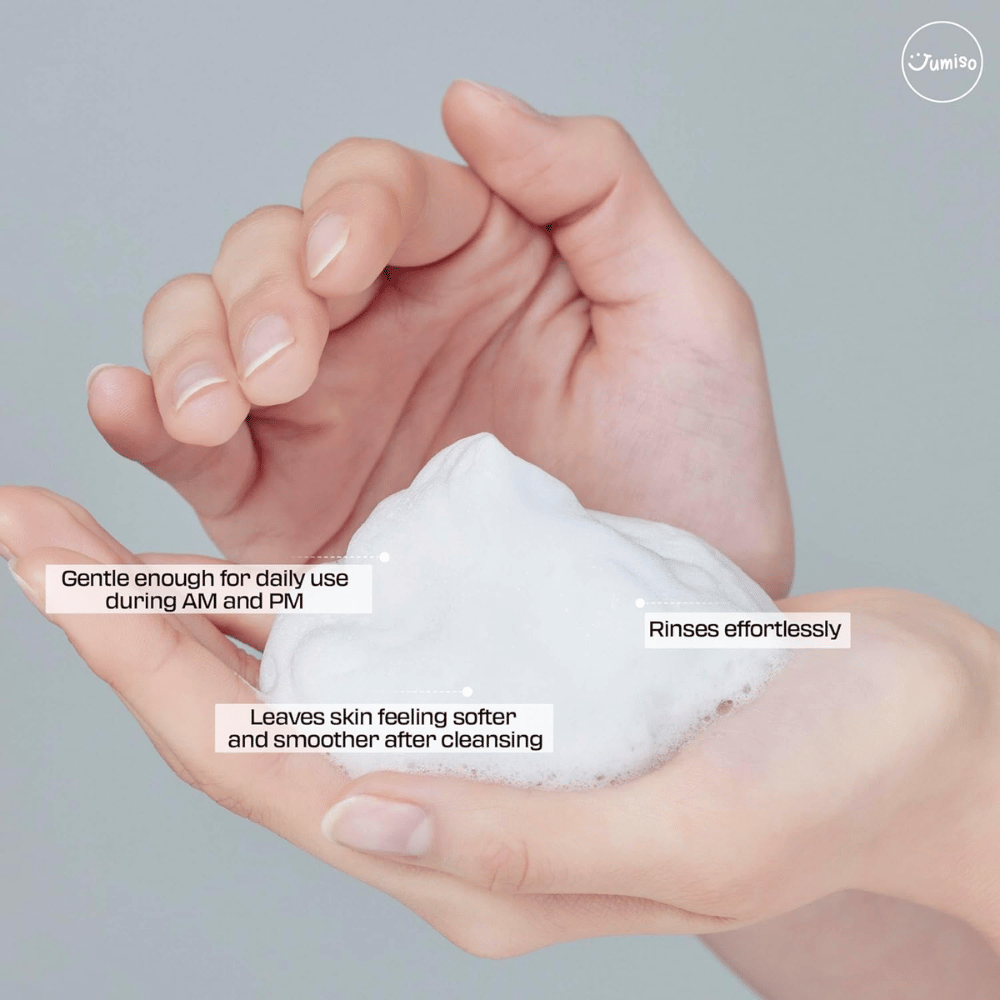 Jumiso Pore Purifying Salicylic Acid Foaming Cleanser – mild low pH face wash with salicylic acid that cleans pores and is suitable for daily use morning and evening