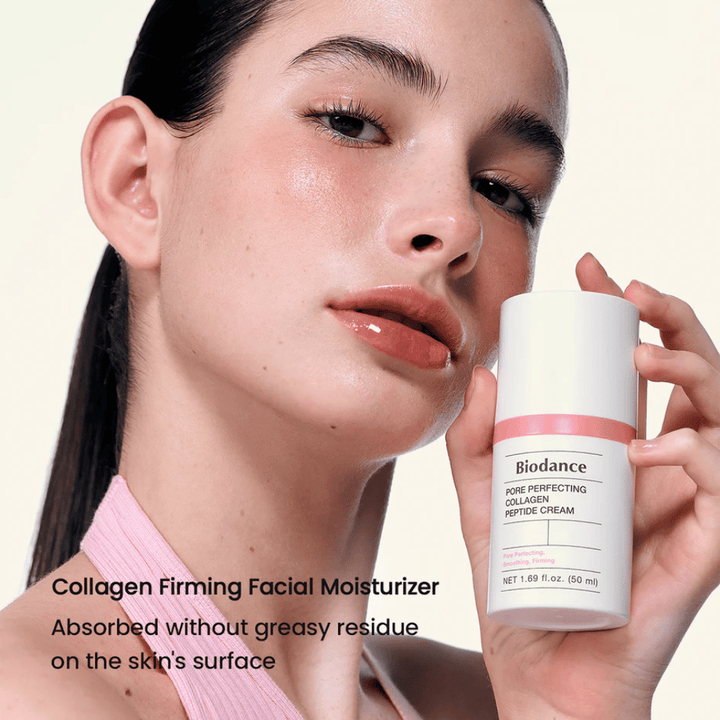 Biodance Pore Perfecting Collagen Peptide Cream 50 ml – collagen firming moisturizer that absorbs without a sticky finish
