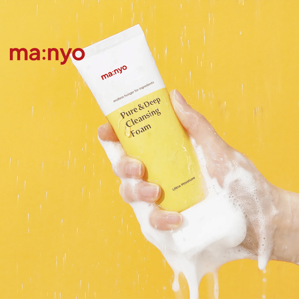 Ma:nyo Pure & Deep Cleansing Foam in foam – moisturizing cleansing foam that deeply cleanses the pores and leaves the skin soft and fresh.