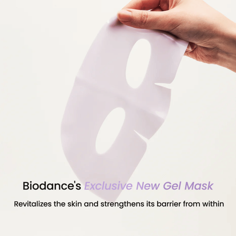 Packaging of Biodance Rejuvenating Caviar PDRN Real Deep Mask focusing on anti-aging, skin renewal and radiance