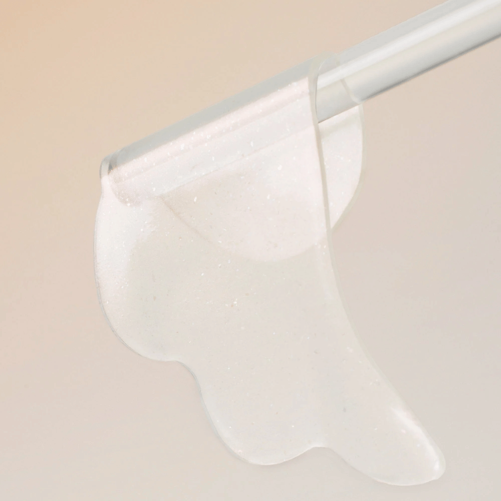 Close-up of Beauty of Joseon under eye patch with gel consistency providing intense hydration and care to the skin under the eyes.