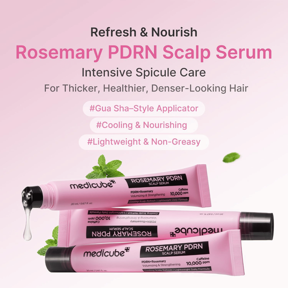 Medicube Rosemary PDRN Scalp Serum – intensive care for the scalp and fuller hair