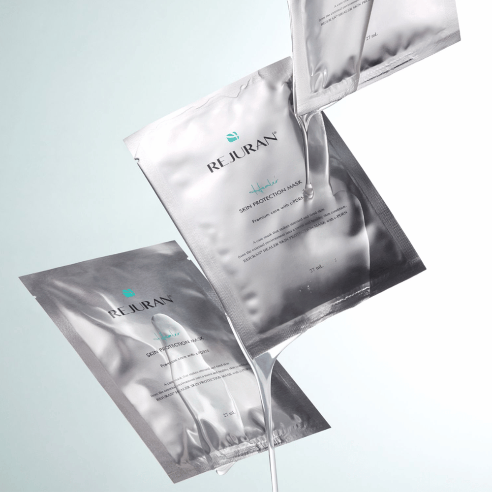REJURAN Skin Protection Mask – Korean sheet masks with c-PDRN and moisturizing serum.