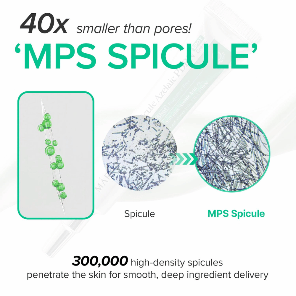 Mary&May Spicule Azelaic PDRN Spot Cream – MPS spicules for effective application of active ingredients