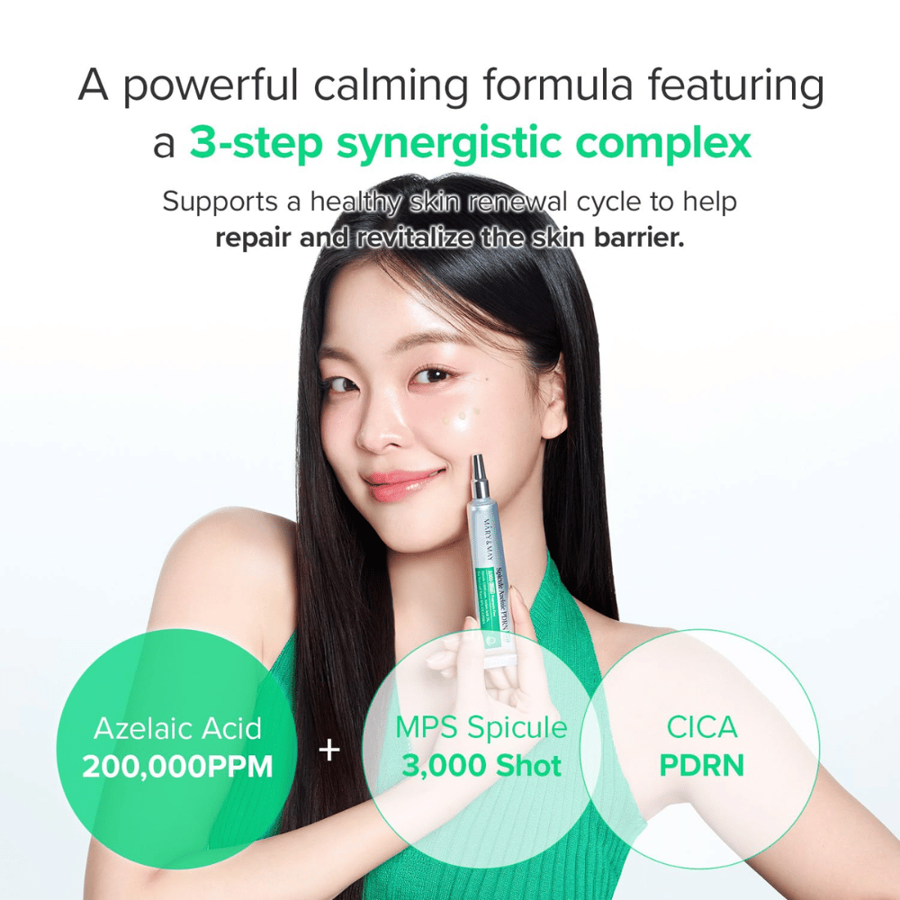 Mary&May Spicule Azelaic PDRN Spot Cream – formula with azelaic acid, MPS spicules and CICA PDRN