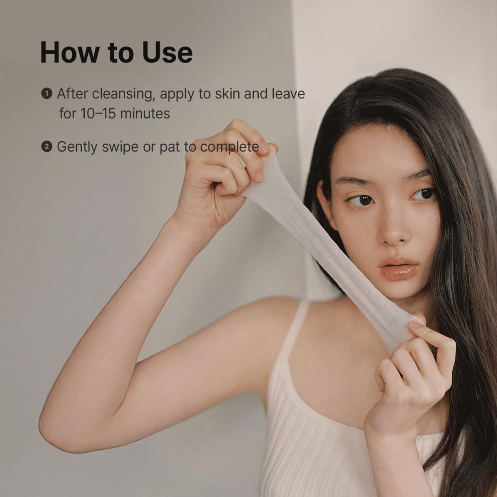Image – usage (how to use)
Dr. Althea Stretchfit Calming Pad used after cleansing as a soothing face mask that hydrates and cools irritated skin.