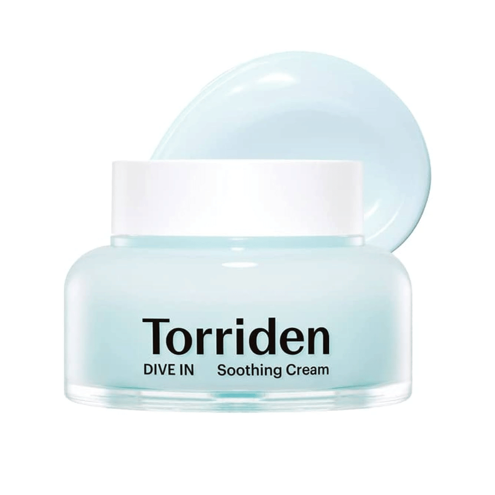 DIVE-IN Low Molecular Hyaluronic Acid Soothing Cream 100ml, from Torriden, provides long-lasting hydration to the skin, prevents dryness, and maintains its natural moisture balance.