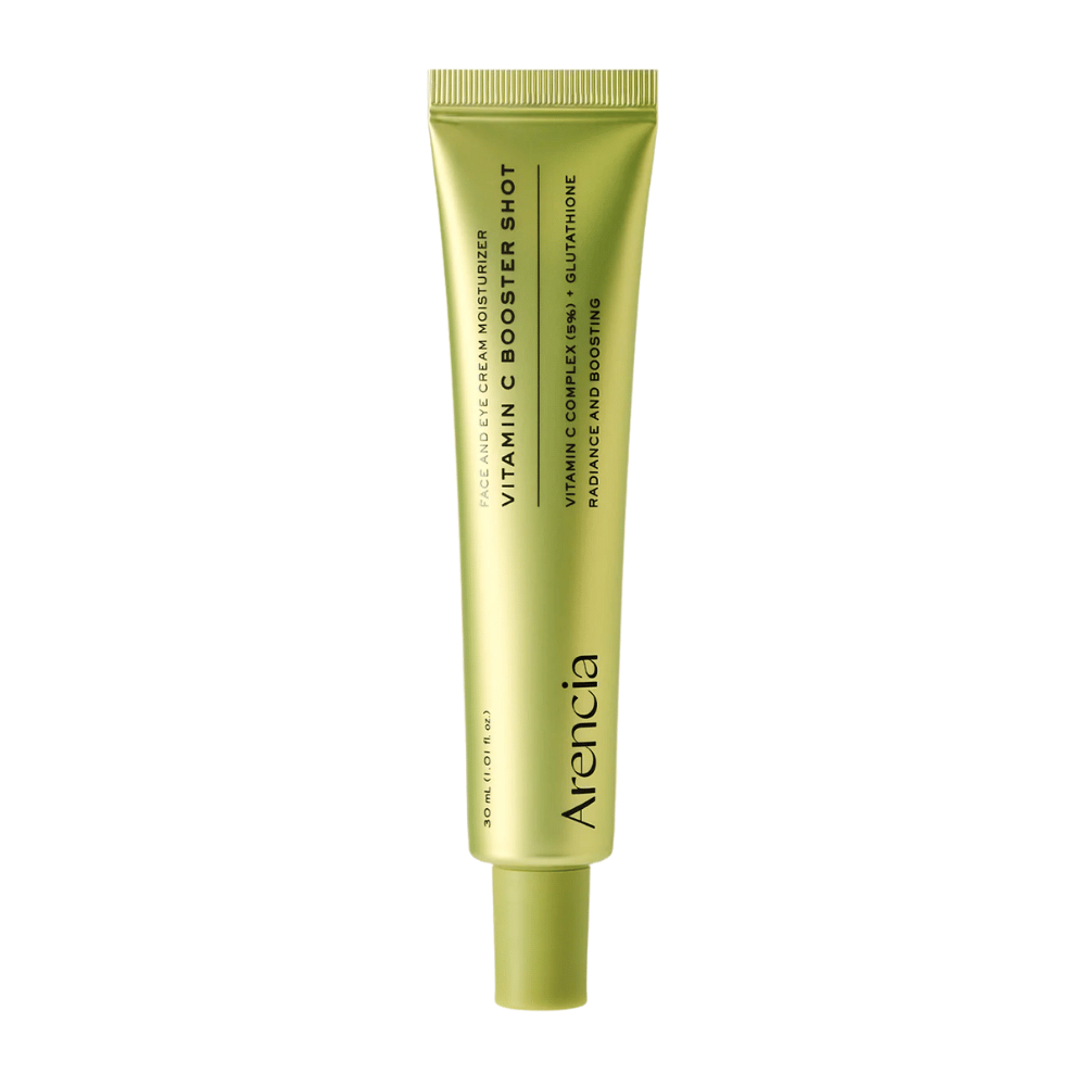 Arencia Vitamin C Booster Shot 30 ml – Korean vitamin C serum with glutathione that provides radiance, evens out skin tone, and strengthens the skin's barrier